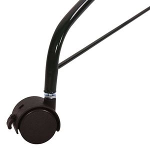 W2B VidaXL arrotolabile albero di natale in acciaio nero di medie dimensioni per scopi decorativi - Product Image 4