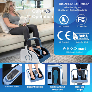 Masajeador de Pies y Pantorrillas Portátil con Presión de Aire, Shiatsu, Vibración, Infrarrojos, Electrónico, Elevado y Confortable <span class=keywords><strong>para</strong></span> <span class=keywords><strong>la</strong></span> Circulación - Product Image 4