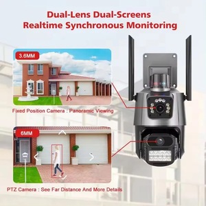 4G 6MP 360 ống kính kép WIFI video survalance CCTV bảo vệ ngoài trời <span class=keywords><strong>IP</strong></span> PTZ WIFI mạng không dây <span class=keywords><strong>Camera</strong></span> An Ninh - Product Image 2