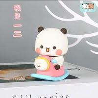 2025 plus récent Bubu Dudu Panda ours jouet mignon Kawaii ours ornement pour décoration de bureau résine et PVC figurine à collectionner jouets