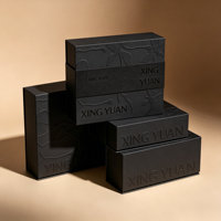 Boîte en carton personnalisée avec logo, emballage pliable, carton de présentation, gaufrage et débossage pour produits de soin de luxe