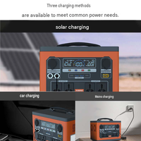 Générateur de station d'alimentation portable 1200W 1080Wh, station d'alimentation portable pour le camping, pour l'alimentation en énergie d'urgence en extérieur
