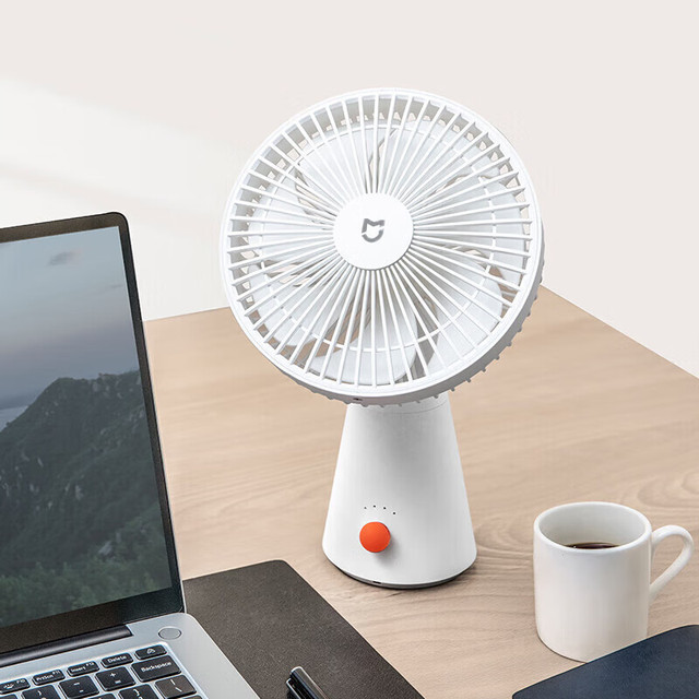 ZMYDFS01DM Mijia Desktop Portable Fan Chinese Standard Plug 18.5H Long Battery Life Low Noise 34dB(A)