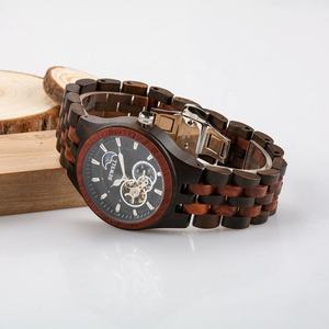 Reloj Deportivo de Lujo de Marca Superior para Hombre, Movimiento Hangzhou, Resistente al Agua 3 ATM, Reloj de Cuarzo, Reloj con Movimiento Mecánico de Madera - Product Image 5