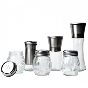 Mignon Verre <span class=keywords><strong>Mini</strong></span> Salière et Poivrière Bouteille 120 <span class=keywords><strong>Ml</strong></span> Cuisine Condiment Emballage Poivrière Bouteille - Product Image 3