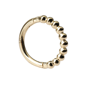 2025 Novos Produtos 14K Anéis De Ouro Anel De Ouro 14k De Alta Qualidade Anel De Segmento De Ouro Sólido 14K - Product Image 6