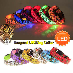 <span class=keywords><strong>Collar</strong></span> <span class=keywords><strong>LED</strong></span> para perro, <span class=keywords><strong>Collar</strong></span> brillante de leopardo luminoso ajustable para perros, <span class=keywords><strong>Collar</strong></span> electrónico para mascotas de seguridad nocturna, linterna de nailon, <span class=keywords><strong>Collar</strong></span> <span class=keywords><strong>LED</strong></span> para gato - Product Image 2