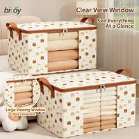 Nouveau sac de rangement anti-poussière 2026 avec fermeture éclair, grande capacité, pour couettes, sacs de rangement sous le lit, organisateur de couvertures pour vêtements