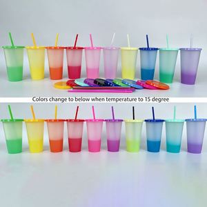 Reusable Stadium Cups Color Changing Leak Proof Premium <b>Plastic</b> Durable Multiple Sizes Available for Festival PRS - Product Image 5