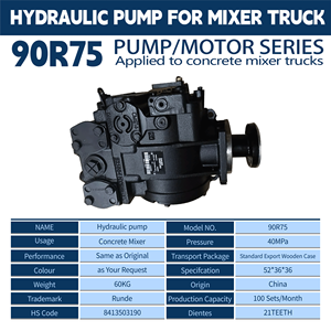 Pompe à piston hydraulique 90r180hf1nn80t4csho3nnn353524 90r180kN5CD80DMF1l05fac353528 90r075 90r055 90r130 90r100 90r180 90r250 - Product Image 2