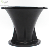 Super diffuseur noir en aluminium, klaxon de pilote de Compression boulonné de 2 pouces