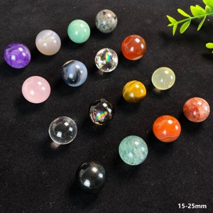 Vente en gros <span class=keywords><strong>de</strong></span> mini sphères <span class=keywords><strong>de</strong></span> <span class=keywords><strong>cristal</strong></span> <span class=keywords><strong>de</strong></span> bonne qualité, boules <span class=keywords><strong>de</strong></span> pierres précieuses polies <span class=keywords><strong>de</strong></span> 15 à 30 mm pour la fabrication <span class=keywords><strong>de</strong></span> pendentifs, bracelets, décoration <span class=keywords><strong>de</strong></span> la maison, cadeaux - Product Image 2