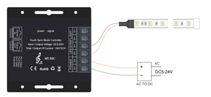 <span class=keywords><strong>Led</strong></span> âm nhạc Sync Touch <span class=keywords><strong>Series</strong></span> điều khiển thông minh Dimmer RF từ xa điều khiển không dây 12V 10A Flex Dải đơn sắc ánh sáng kim loại 720W - Product Image 6