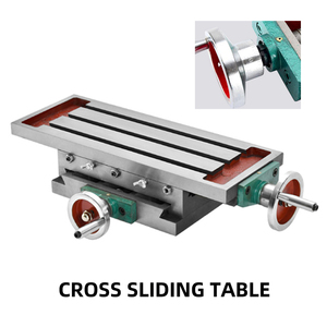 Cast Iron Dovetail Slide <b>Guides</b> Two Axis Cross Manual Slide Table for Milling and <b>Drilling</b> Machine - Product Image 3