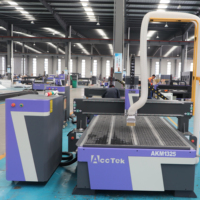 Routeur CNC 3 axes pour le fraisage du bois avec moteur à engrenages à broche unique pour la gravure publicitaire et la fabrication d'acrylique/de meubles