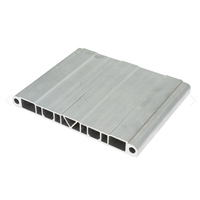 Plaque d'extrémité du module de batterie au lithium Pack de batterie Extrusion d'aluminium Micro canal Plaques froides de refroidissement liquide