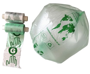 PE T-Shirt <b>Bag</b> with Embossing for Food Packaging Recyclable Customizable Size & Color Supermarket & Exhibition Use - Product Image 3