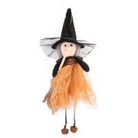 Fabricant fournissant des décorations de fête d'Halloween Pendentif fantôme Balai Poupée de sorcière Accessoires de festival