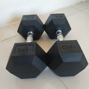 Trung Quốc Nhà sản xuất tập thể dục 20kg25kg dumbbel cao su sắt dumbell bộ cho nhanh điện Đào Tạo - Product Image 4