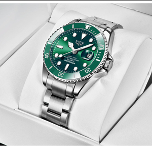 LIGE Top Brand Luxury Fashion Diver Watch Reloj de pulsera de cuarzo para hombre 30ATM Reloj de fecha resistente al agua Relojes deportivos Relogio Masculino - Product Image 1