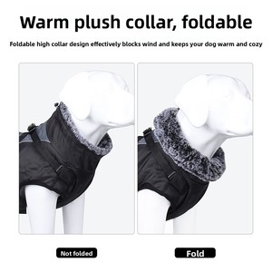 秋冬狗狗衣服，保暖反光夹克，豪华设计师品牌宠物外套，批量批发 - Product Image 4