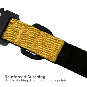 Collier tactique réglable pour chien en nylon avec boucle à dégagement rapide en métal et anneau en D pour l'entraînement en extérieur - Product Image 5