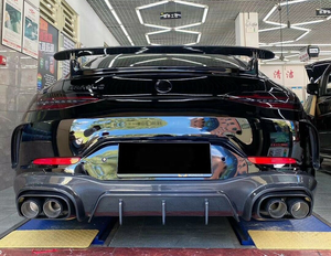 Ajustement parfait en Fiber de carbone avant lèvre arrière diffuseur pare-chocs évent pour mercedes-benz <span class=keywords><strong>Amg</strong></span> Gt50 Gt53 Gt63 - Product Image 6