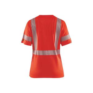 BLAKLADER - 333610135500XL Women's <b>Hi</b>-<b>Vis</b> <b>T</b>-<b>shirt</b> Red - EAN 7330509811436 <b>HI</b>-<b>VIS</b> WORKWEAR - Product Image 2
