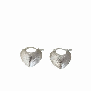 Kaiming S925 Sterling Silver Heart Stud <b>Earrings</b> For Women Korean Style Everyday Wear Jewelry 925 Silver Ear <b>Post</b> - Product Image 5