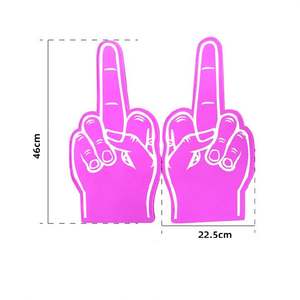 Guante de Espuma EVA Personalizado para Animación, con Dedo Medio, para Promociones y Celebraciones - Product Image 4