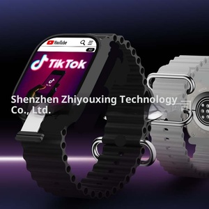 Reloj Inteligente <span class=keywords><strong>HW</strong></span> ULTRA 3 CALL al por Mayor, Reloj Deportivo con NFC y Alipay, Correa de Silicona Cuadrada, Exclusivo de Huaqiang North para Comercio Transfronterizo - Product Image 1