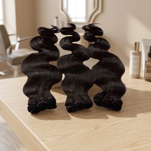 ผมต่ออินเดียแบบ Bodywavy Remy Virgin แท้ 100% ขนาด 16 นิ้ว คุณภาพพรีเมียม - Product Image 2