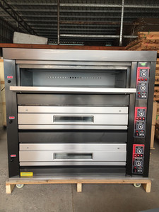 Four électrique à gaz fabriqué en Chine Équipement de boulangerie/Four à gaz à 1 pont et 3 plateaux pour la cuisson - Product Image 2