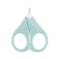 Ciseaux à ongles à tête courte pour bébé coupe-ongles infantile nouveau-né spécial anti-pincement viande ciseaux de sécurité pour enfants lame courte