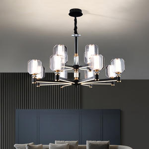 โคมไฟระย้า LED สไตล์นอร์ดิกโมเดิร์นมินิมอลสำหรับห้องนอนและห้องรับประทานอาหาร โคมไฟห้อยเพดานหรูหราสไตล์จีนเคลือบสีใหม่ - Product Image 6