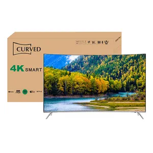 Factory 50inch Tv Curved 4K UHD LED Tv Television 50 Inch Smart Android Tv