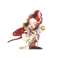 Popmtra pour la vente en gros 100% original SKULLPANDA Jiliang PVC Figurine de dessin animé pour filles Boîte mystère Labbuu