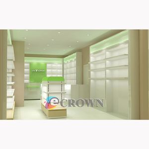 Pharmacy <strong>Profession</strong> Pharmacy Stainless Steel Counter showcase <strong>Medicinal</strong> Store Design OEM - Product Image 2