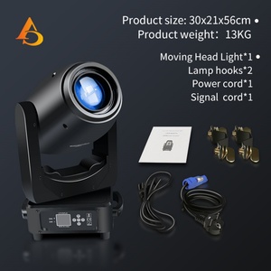 Proveedor Oro: Luz de Cabeza Móvil LED de 300W con Efecto Beam RGB 3 en 1 para Escenario - Product Image 5