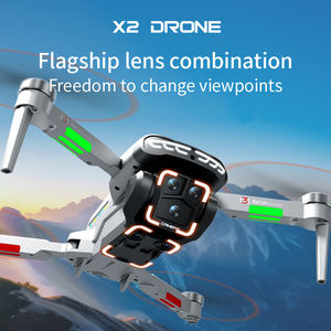Drone pliable KDS-T50 avec deux caméras, évitement d'obstacles infrarouge, zoom 50x et contrôle gestuel pour la photographie aérienne - Product Image 1