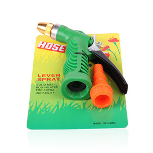 Pistola de agua verde de alta presión Huabangshi con flujo ajustable para lavado de autos y uso en jardín, fabricada en China. - Product Image 1