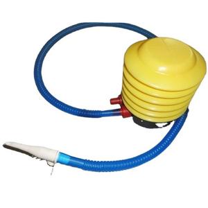 Pompe à air manuelle en plastique à commande au pied pour gilet de sauvetage et bouée de piscine avec adaptateur de valve, diamètre 10 cm, hauteur 11,5 cm - Product Image 3