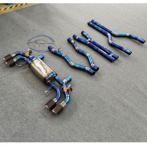 Escape FUDKLi Catback para BMW M5 F90 <span class=keywords><strong>M850i</strong></span> <span class=keywords><strong>M8</strong></span> F92 4,4 T sistema de escape de alto rendimiento silenciador de escape de aleación de titanio - Product Image 5