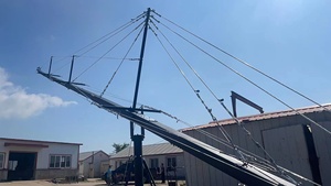 Grue triangulaire Jimmy Jib de 18 mètres avec nouveau chariot à 4 roues - Product Image 4