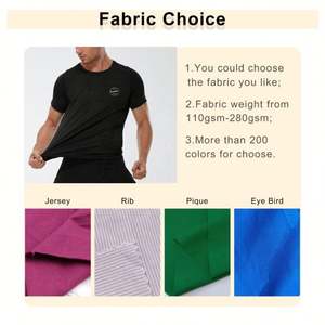 เสื้อยืดผ้าฝ้ายสีฟ้าสำหรับ100% เสื้อยืดสีดำคอกลมสำหรับผู้ชายเสื้อยืดพิมพ์ลายแบบเรียบใช้ได้ทั้งชายและหญิง - Product Image 2