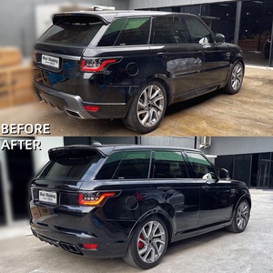 Vente directe d'usine pour Land Rover Range Rover Sport 2014-2017, transformation en kit carrosserie style SVR 2022 avec calandre de pare-chocs avant - Product Image 5