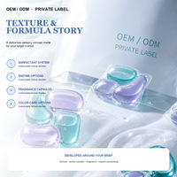 Capsules de lessive concentrées Powerful Plus, écologiques, à parfum longue durée