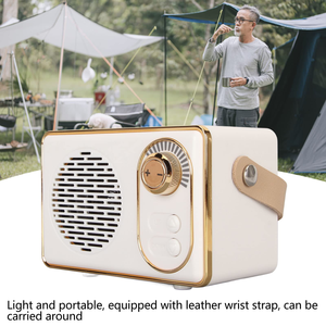Mini haut-parleur Bluetooth rétro portable pour le camping et les cadeaux de fête - Product Image 2