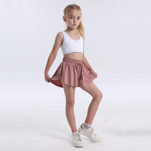 Pantaloncini Sportivi Fluidi King Mcgreen Star per Bambine e Ragazze, Gonne Corte a <span class=keywords><strong>Farfalla</strong></span> per Corsa, Allenamento e Sport Estivi - Product Image 3