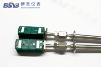 Pt-Rh S Type Twin Thermocouple 1600℃ Precision Grade Temperature Sensor for Lab Furnace